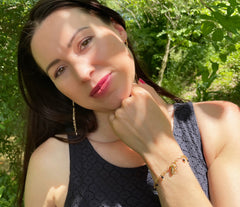 Vergoldete 925 Silber Ohrringe mit Onyx