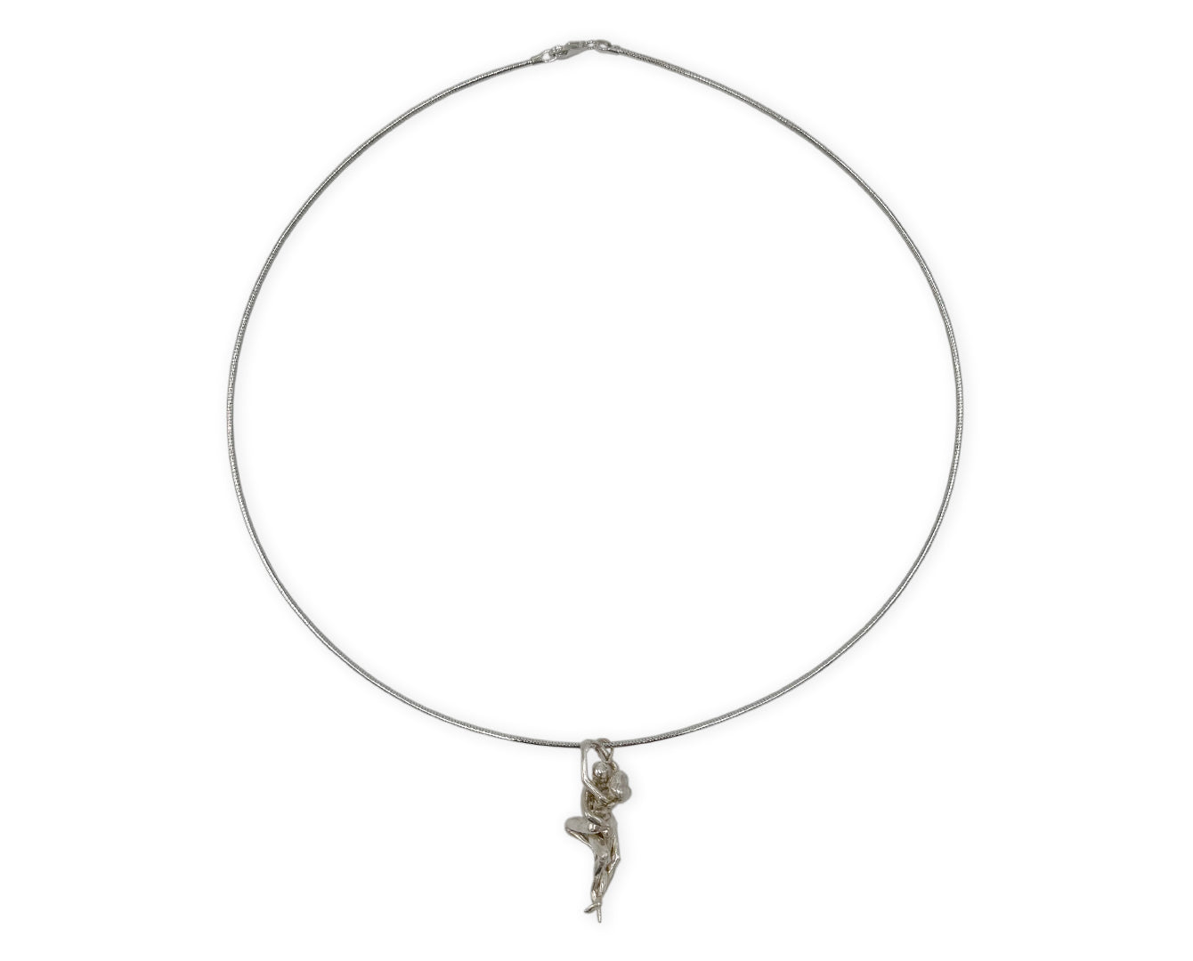 925 Silber Anhänger mit Figur zweier Liebender