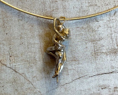 925 Silber Anhänger mit Figur zweier Liebender