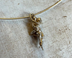 925 Silber Anhänger mit Figur zweier Liebender