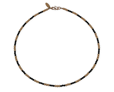 Maria von Burgund 925 Silber Collier mit Spinell und Hämatiten