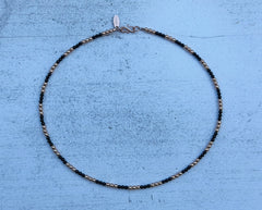 Maria von Burgund 925 Silber Collier mit Spinell und Hämatiten