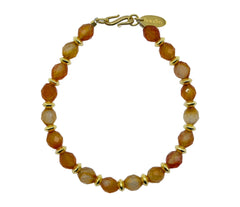 925 Silber Armband mit Karneol