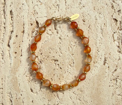 925 Silber Armband mit Karneol