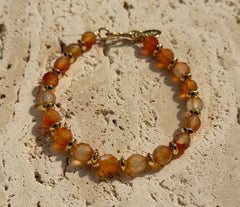 925 Silber Armband mit Karneol