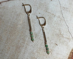 925 Silber Smaragd Ohrringe