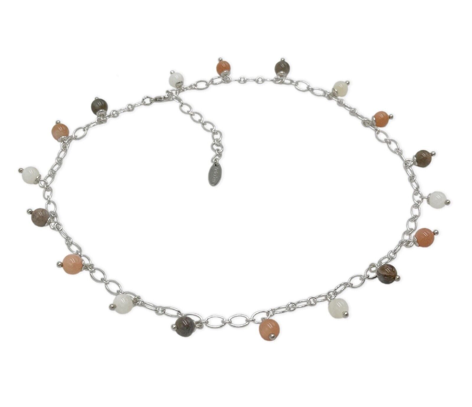 Silber Kette mit Achat Botswana