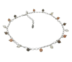 Silber Kette mit Achat Botswana