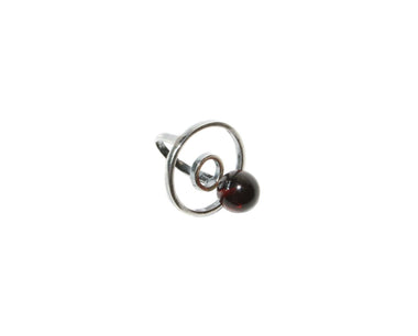 Sonnensystem Silber Bernstein Ring